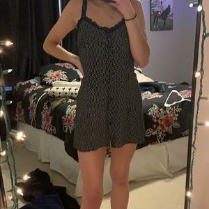 LA hearts black and white sun dress from pacsun